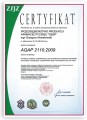 Certyfikat AQAP 2110:2009